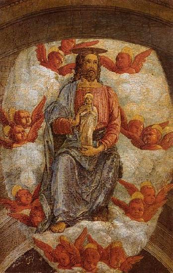 Andrea Mantegna Christ Welcoming the Virgin in Heaven